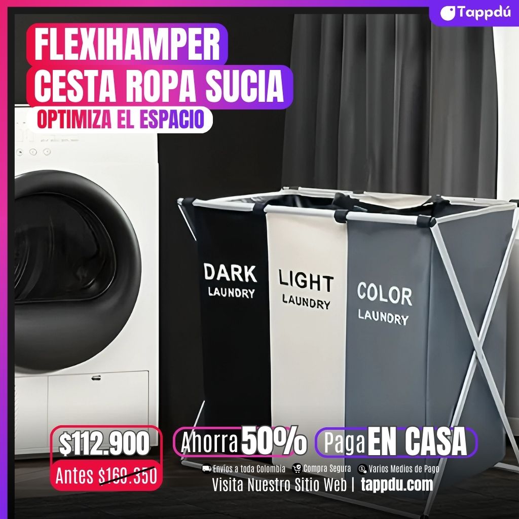 Cesto Plegable Para Ropa Sucia