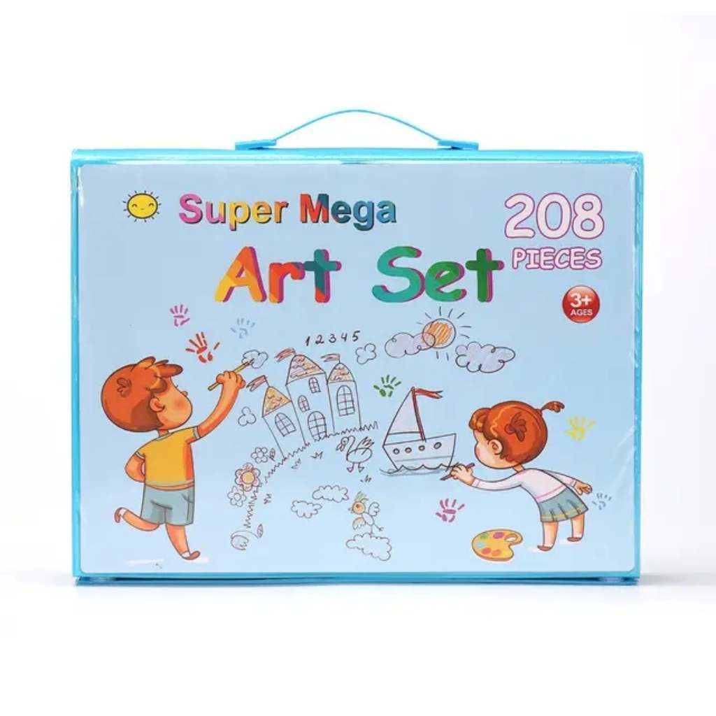 Set de Arte Grande de 208 Piezas para pequeños artistas