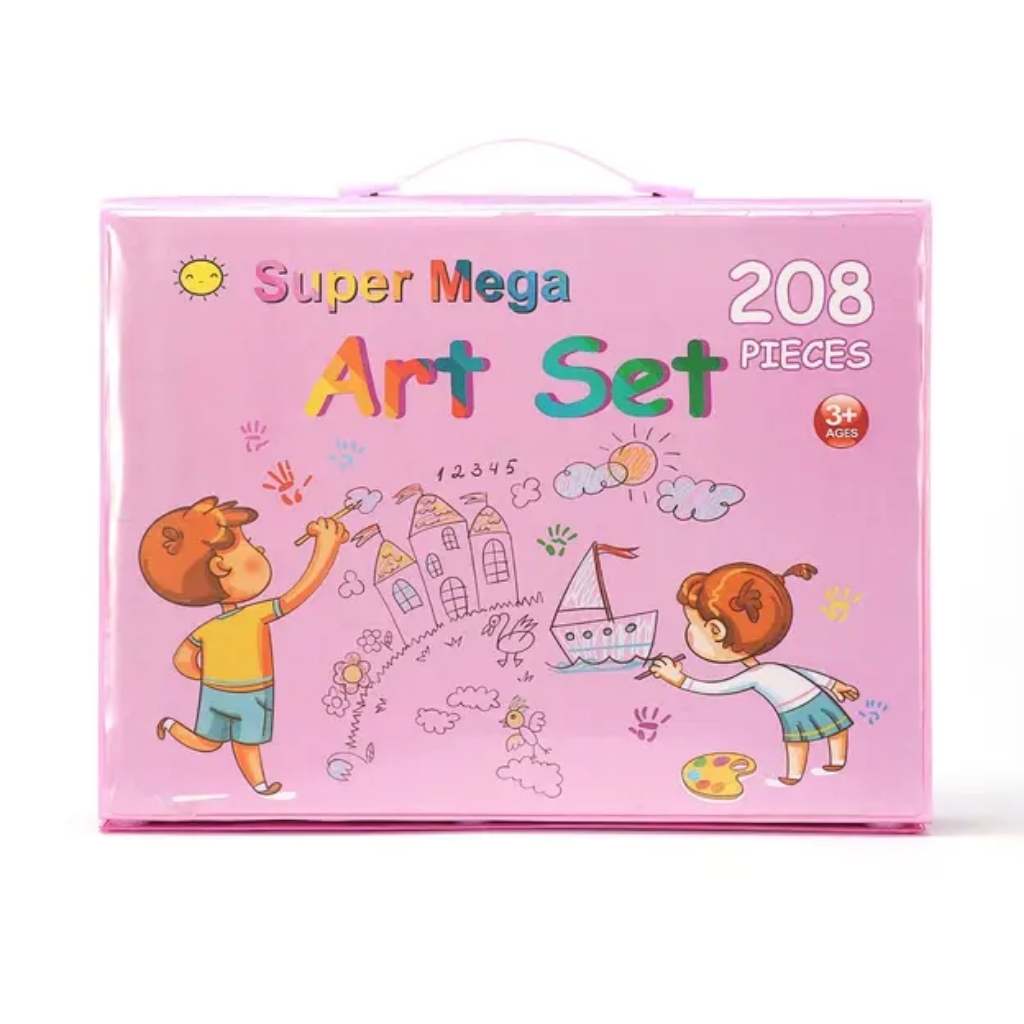 Set de Arte Grande de 208 Piezas para pequeños artistas