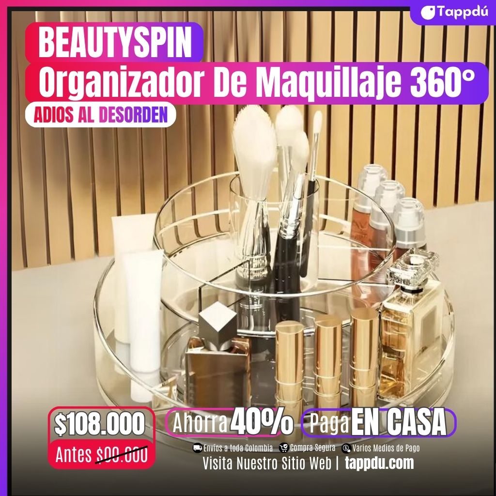 Organizador De Maquillaje 360°