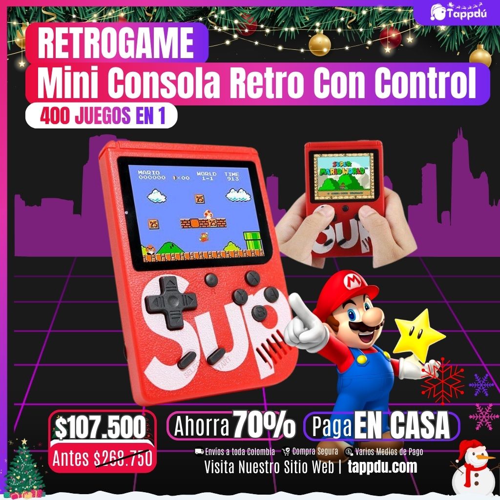 Mini Consola Retro Con Control