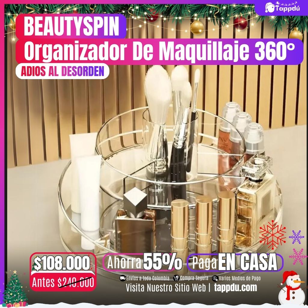 Organizador De Maquillaje 360°