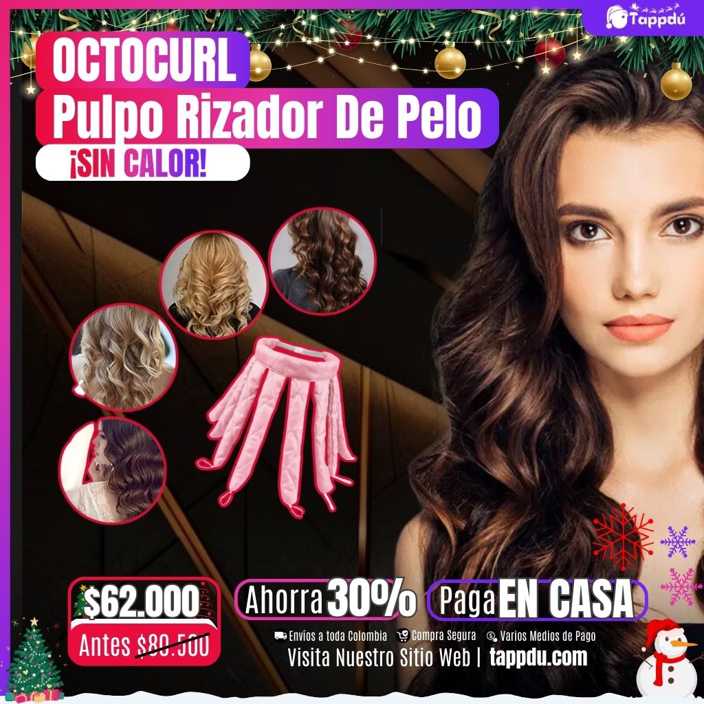 Pulpo Rizador De Pelo Sin Calor