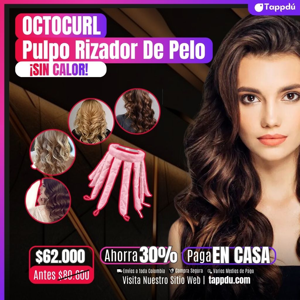 Pulpo Rizador De Pelo Sin Calor