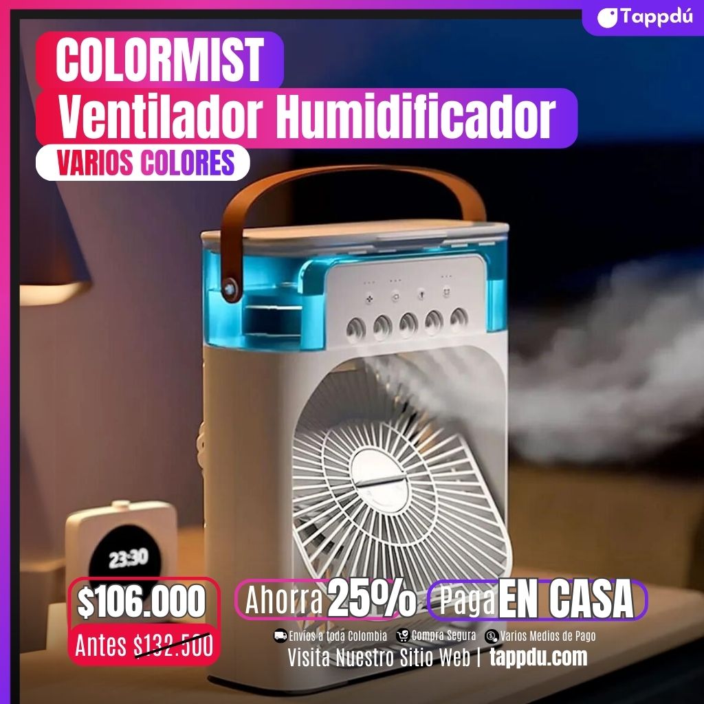 ColorMist™  Ventilador Humidificador Colores