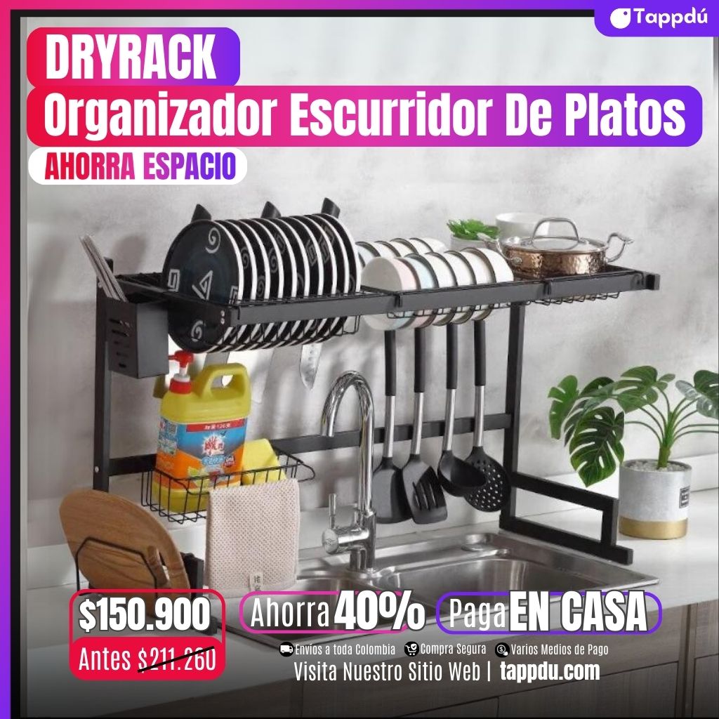 Organizador Escurridor De Platos